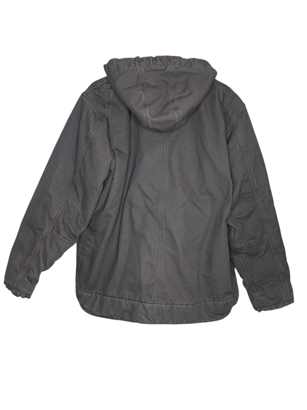 Carhartt coat Washed Duck Bartlett Jacket Sherpa lined men’s size xl gray - Picture 3 of 7